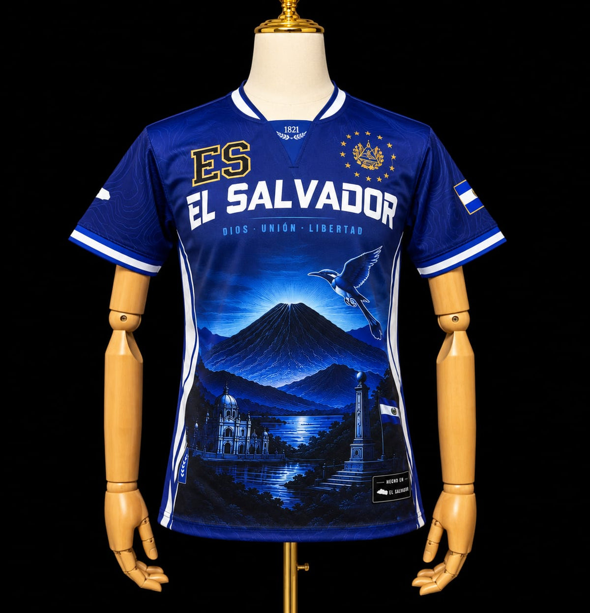 Camisa conmemorativa Independencia 205 años de El Salvador