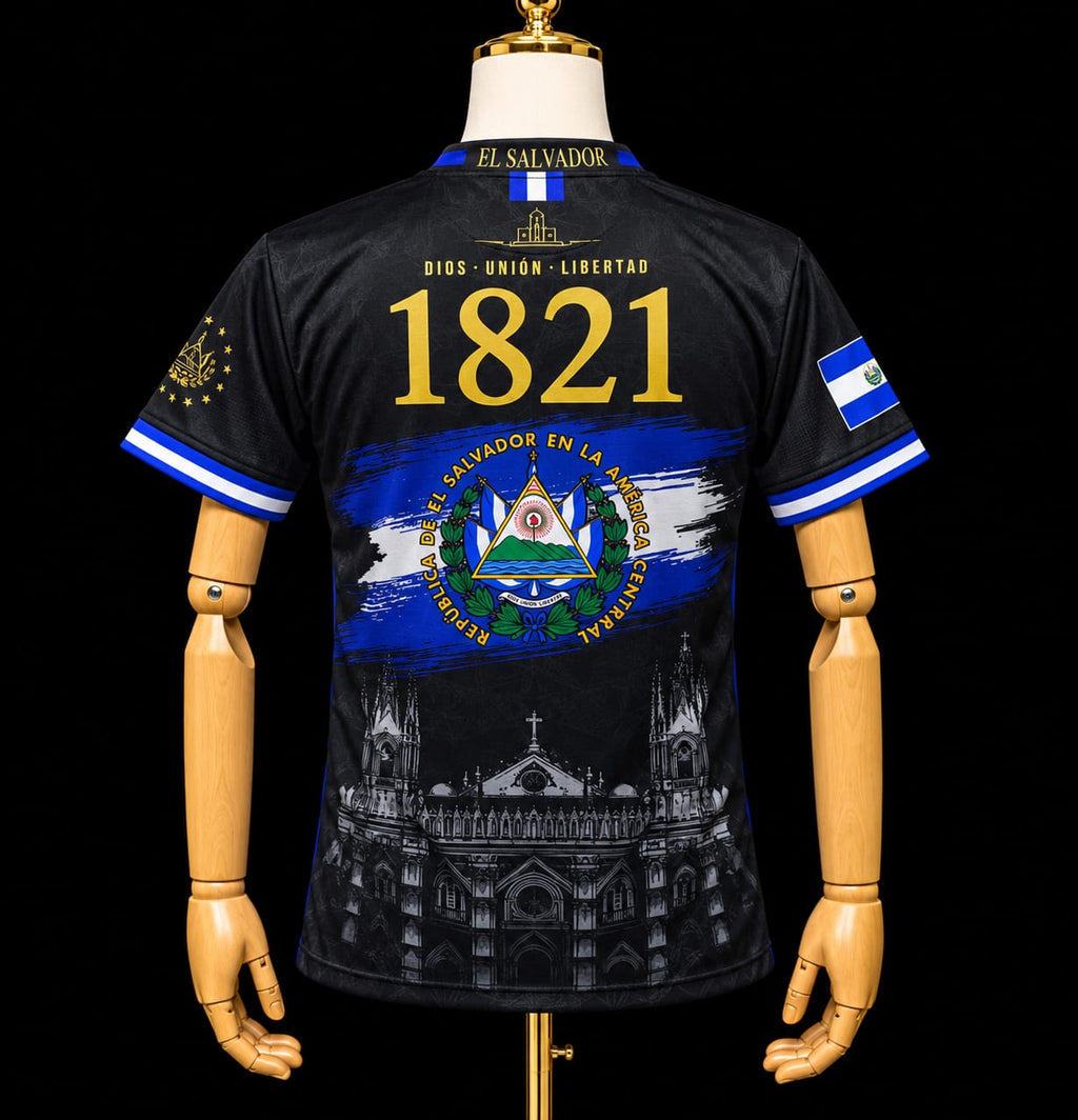 Camisa conmemorativa Independencia 205 años de El Salvador